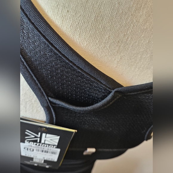 Karrimor Long Bra Stretch Run Top W/Back Shoulder Pocket Size XS #W-353 - Picture 4 of 15